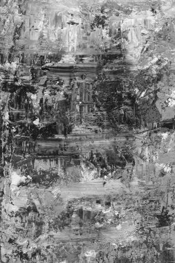 gri renkte boyalı tuval