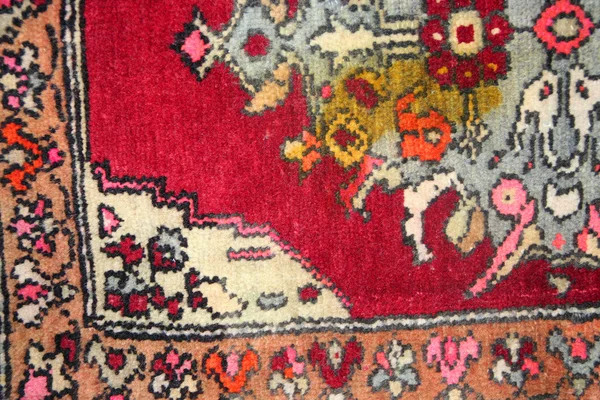 土耳其地毯图案作为背景 — 图库照片