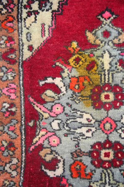 Turkish carpet detail as background — Stock Photo, Image