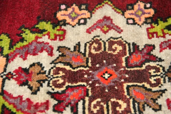 Turkish carpet pattern as background — Stock Photo, Image