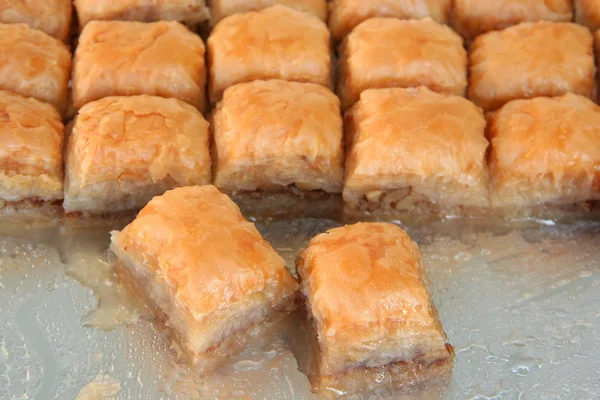 Baklava, makanan penutup Turki yang paling terkenal — Stok Foto