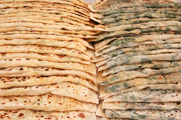 Pyszny chleb turecki, gozleme — Zdjęcie stockowe