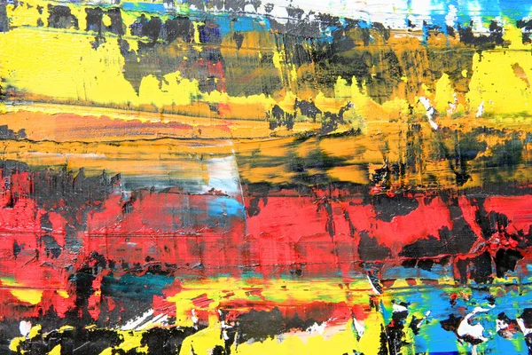 Abstract painting on canvas — Stock Photo, Image