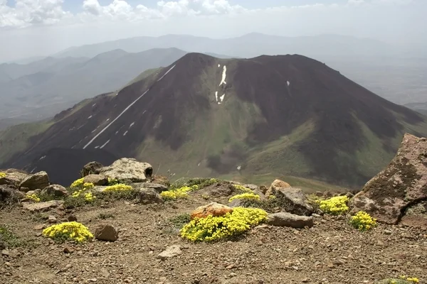 Magnifique vue sur le ciel depuis la montagne — Photo