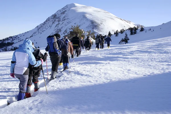 Wonderful view of mountain and trekking — Stock Photo, Image