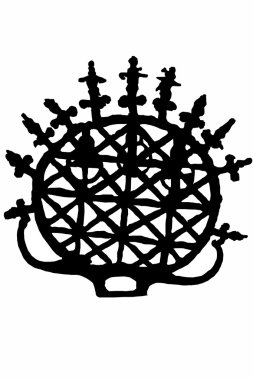 symbol of hattushash, silhouette clipart