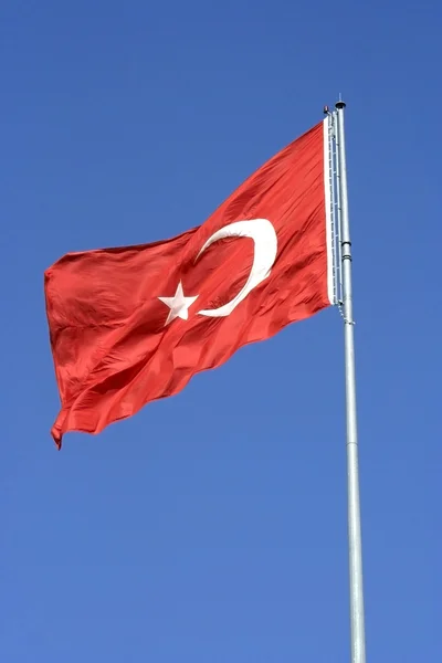 Türkische Flagge — Stockfoto