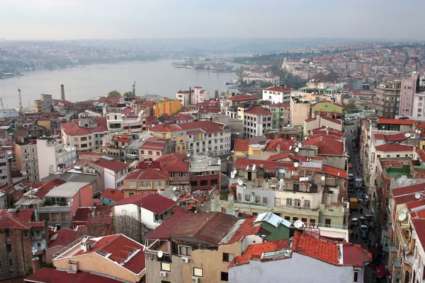 Paisagem no telhado de Istambul — Fotografia de Stock