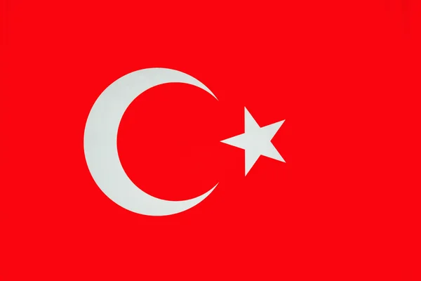 Türkische Flagge — Stockfoto