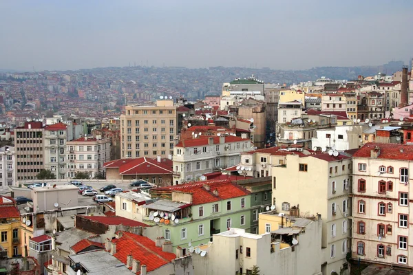 Istanbul roof landscape — стокове фото