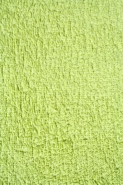 Towel green background — Stock Photo, Image