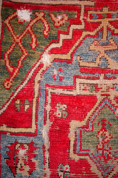 Antique turkish carpet — Stock Photo, Image