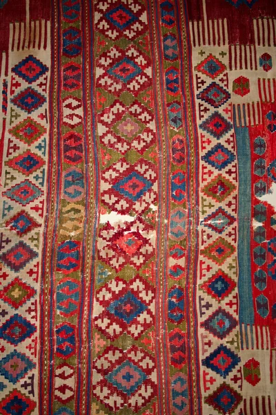 Hermosa alfombra turca con patrón — Foto de Stock