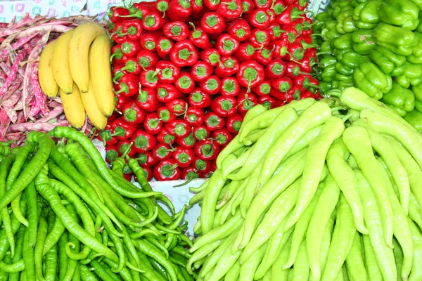 Vegetables at bazaar — Stock Photo, Image