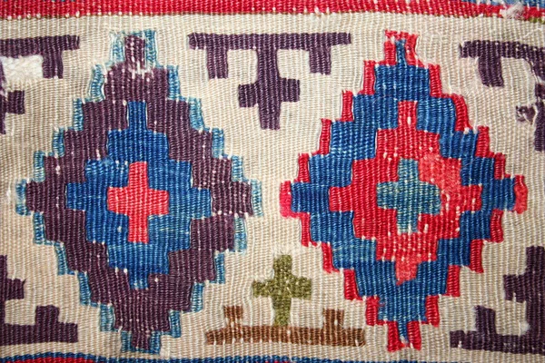Piękne turecki dywan z wzór — Zdjęcie stockowe