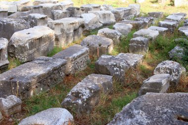 izmir-Türkiye'de Efes harabeleri