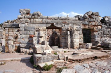izmir-Türkiye'de Efes harabeleri