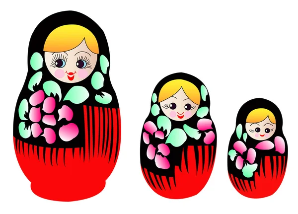 Matryoshka dolls — Stock Photo, Image
