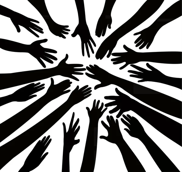 Eller birlikte, vektör