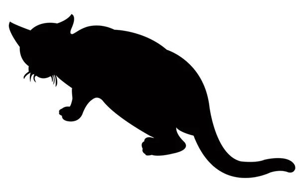 猫的轮廓矢量 — 图库矢量图片