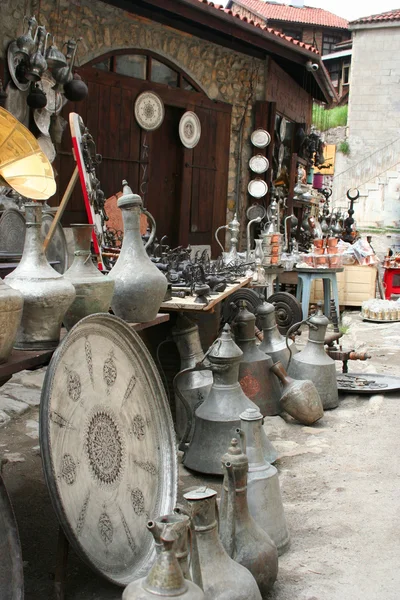 Loja de recordações em Safranbolu cirty turístico, peru — Fotografia de Stock