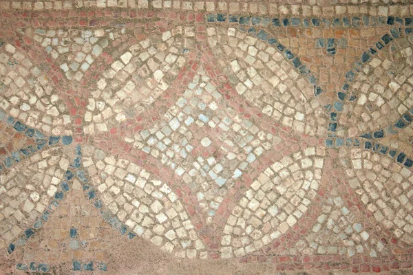 Patrón de mosaico histórico. Foto tomada en la Ruina Antadros, Turquía — Foto de Stock