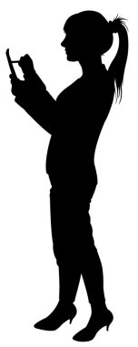 iş kadını not almak