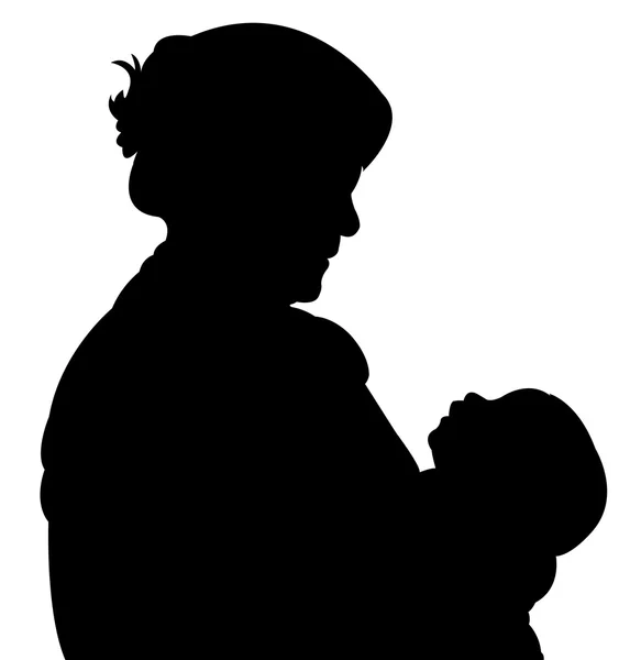 Mother and her baby girl — Stock Photo, Image