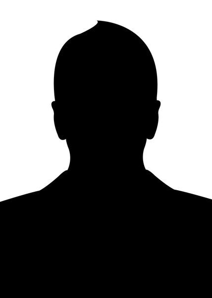 A man head silhouette