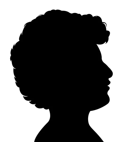 A man head silhouette — Stock Photo, Image