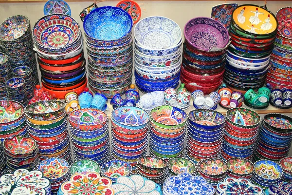 Souvenirs bij de grand bazaar, istanbul — Stockfoto