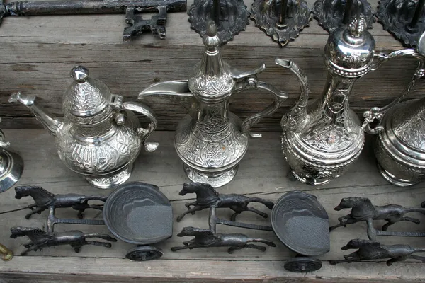 萨夫兰博卢旅游 cirty，土耳其在纪念品店 — 图库照片