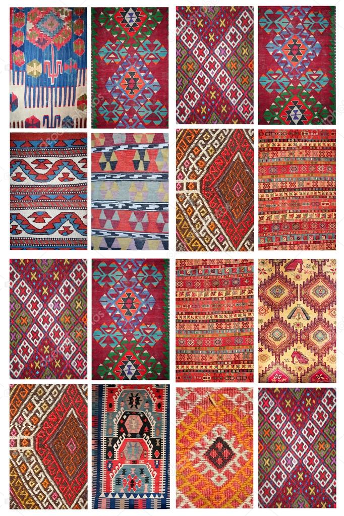 Carpet background collage