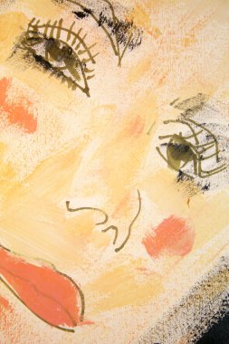 boyalı kağıt sanat