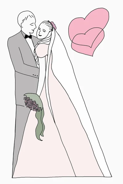 結婚するカップル — ストック写真