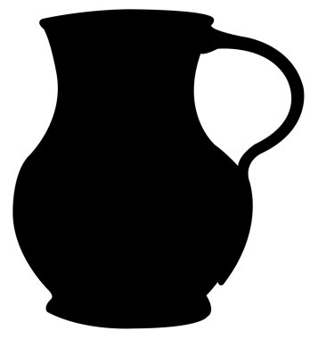 geleneksel Türk pot siluet