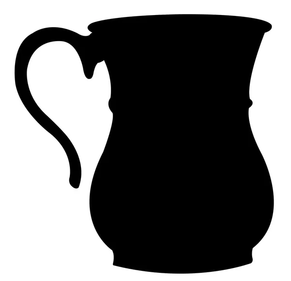 Traditional Turkish pot silhouette — Stock Photo, Image