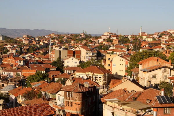 Vista para Kastamonu, uma cidade na Turquia — Fotografia de Stock