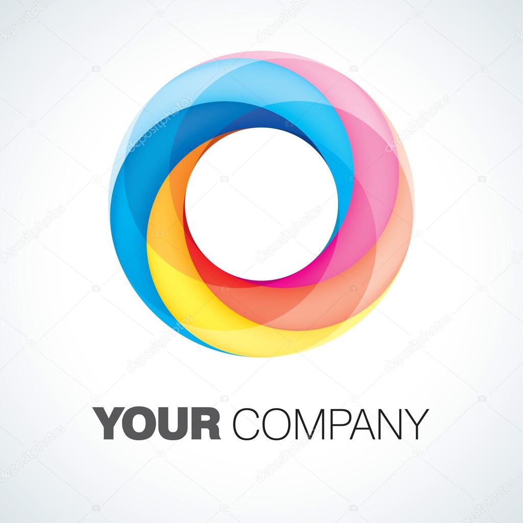 Abstact Infinite loop logo template. Corporate icon