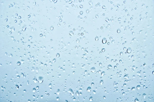 Waterdruppels op het glas — Stockfoto