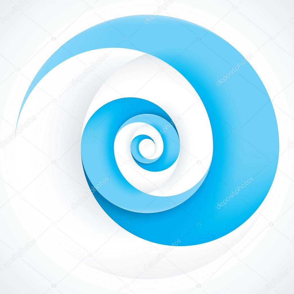 Abstract Infinite Loop Swirl Template. 2 Pieces Shape. EPS10