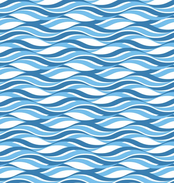 Abstrakt vågigt hav bakgrund — Stock vektor