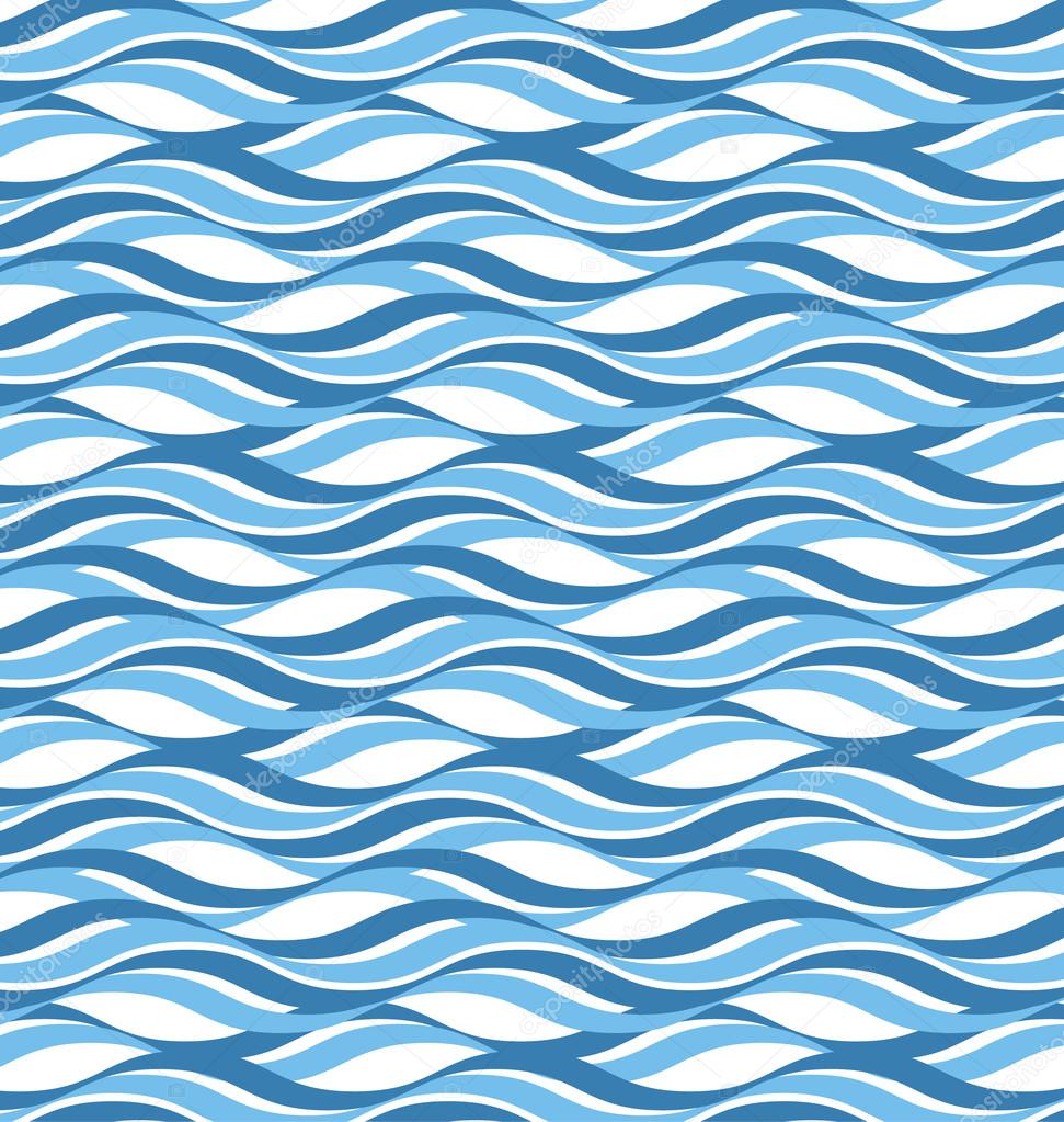 Abstract wavy ocean background
