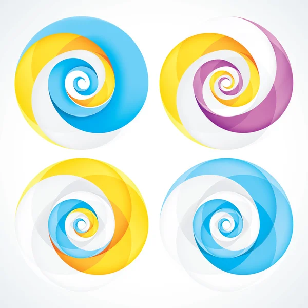 Abstract Infinite Loop Swirl Template. EPS10 — Stock Vector