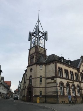 Tarihsel sokak Goslar, Almanya 