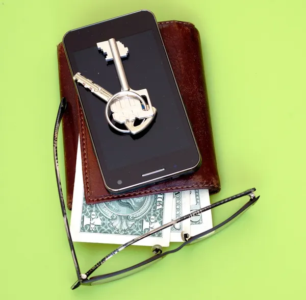 Conjunto de assuntos para o homem de negócios — Fotografia de Stock