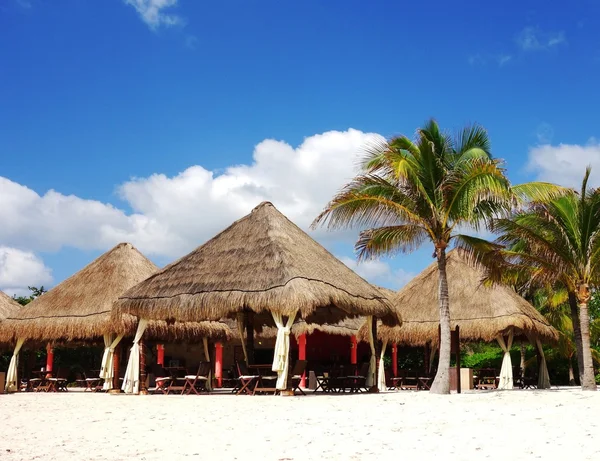 Summer cafe on the seashore — Stock Photo, Image