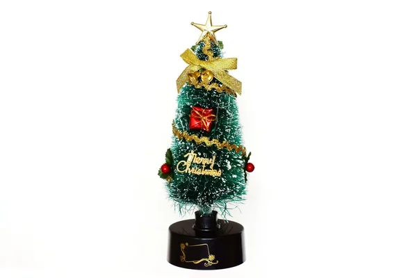 纪念品枞树的"圣诞快乐" — 图库照片