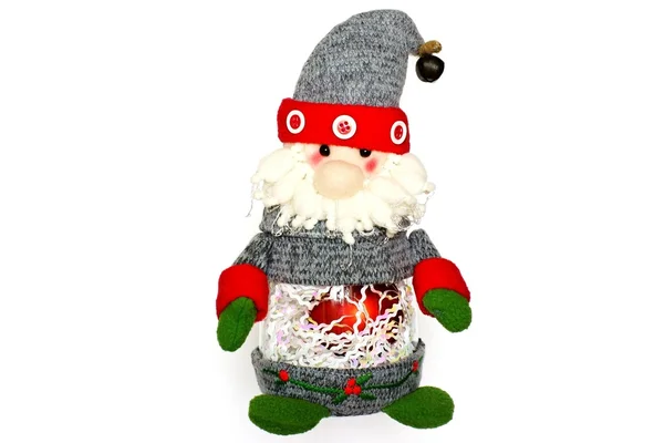 Brinquedo de Papai Noel para o abeto de Natal — Fotografia de Stock