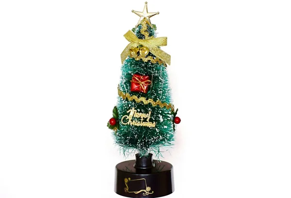 Souvenir-Tannenbaum von "Frohe Weihnachten" — Stockfoto